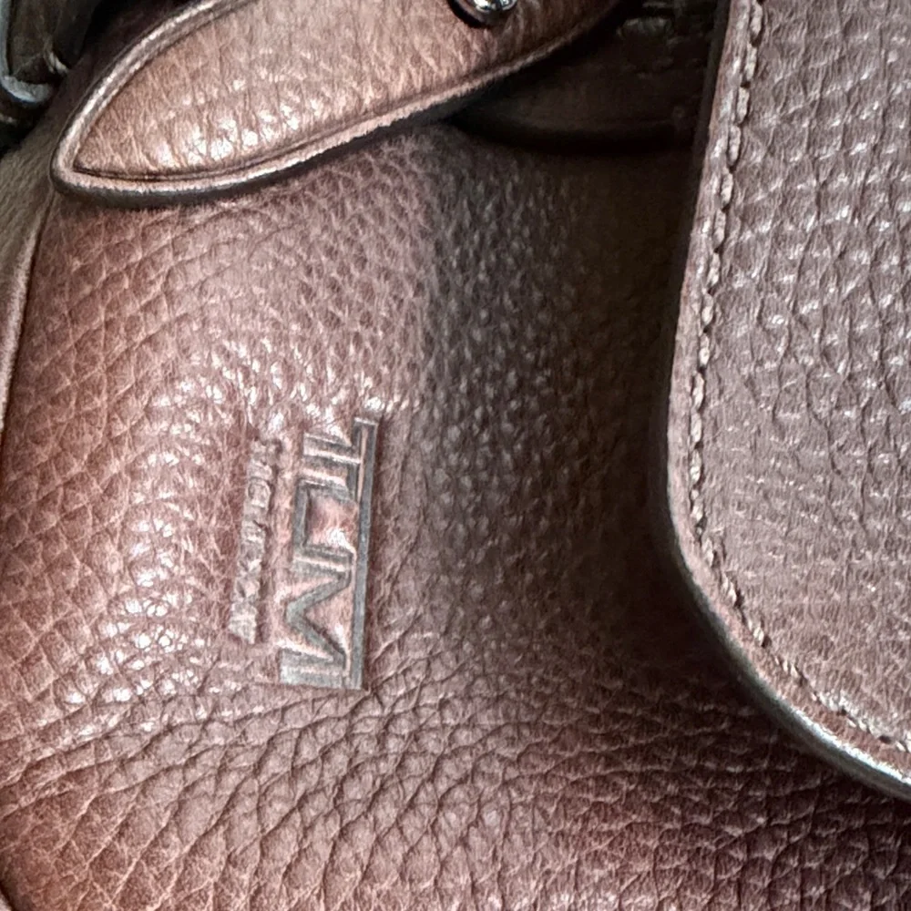 TUMI Vintage Brown Leather Men's Bag
